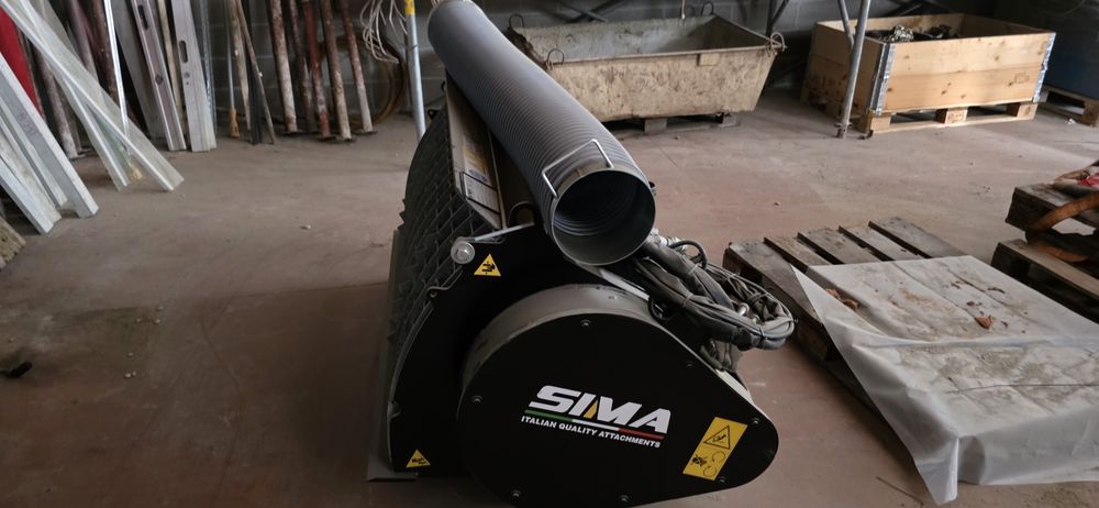 Lamă Zăpadă miniincarcator Bobcat de 2.2m cu  Malaxor ciment