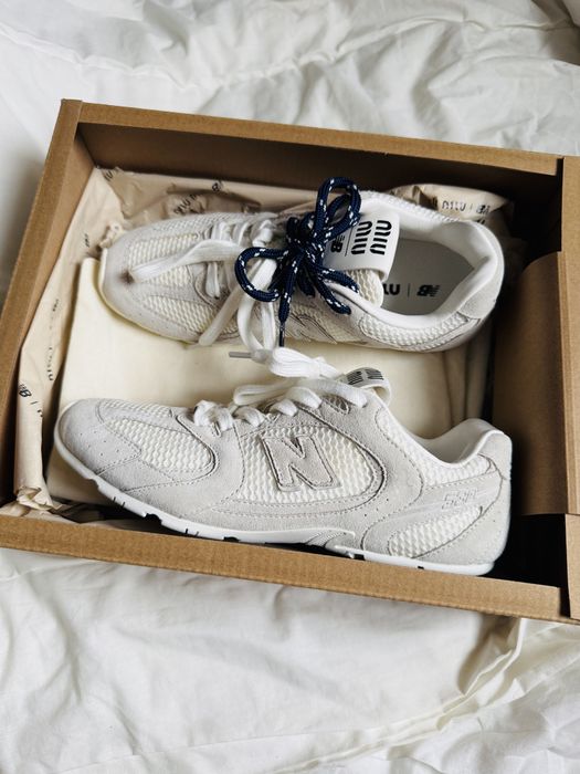 Кроссовки new balance x miu miu