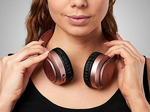 Mixx JX1 Bluetooth Wireless Wired on ear Stereo Headphones Rose