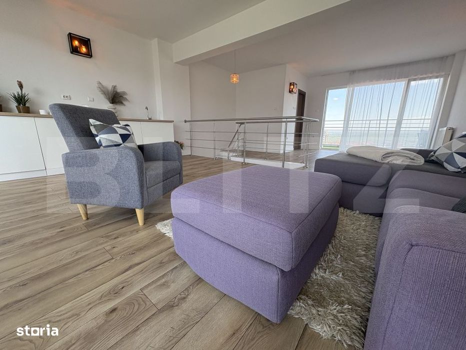 Penthouse 5 camere, 160 mp, parcare, zona Buna ziua