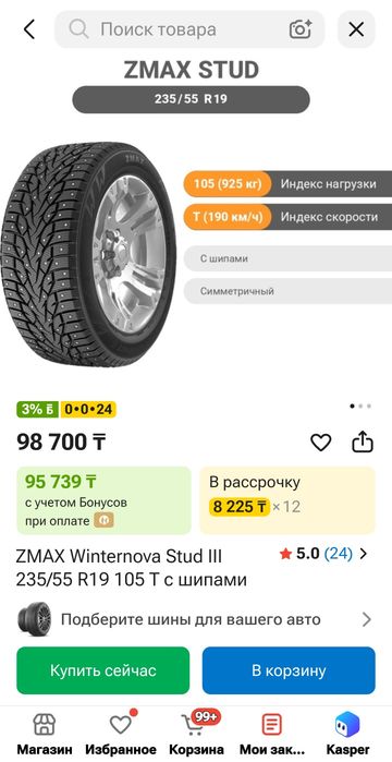 Зимние шипованные шины
