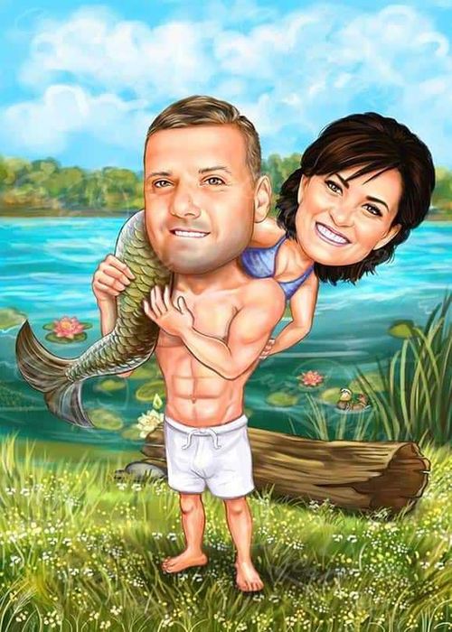 Карикатура по снимка , Карикатури по снимка , подарък