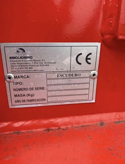 ESCUDERO GBP 160 N – Disc agricol greu 4 m – 2016