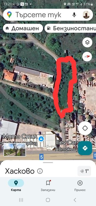 Парцел в регулация на Кърджалииско шосе