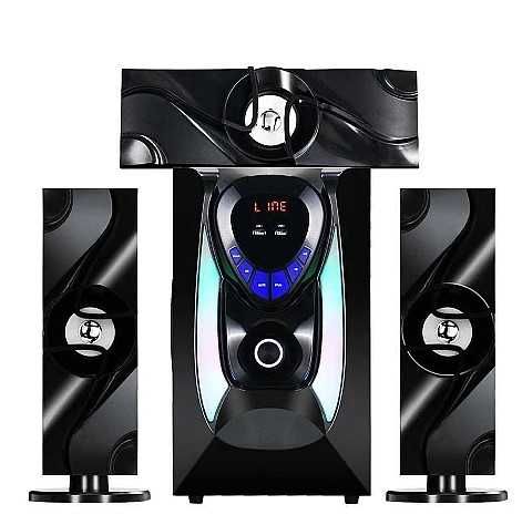 Мощна озвучителна система 3+1 колони с буфер 300W