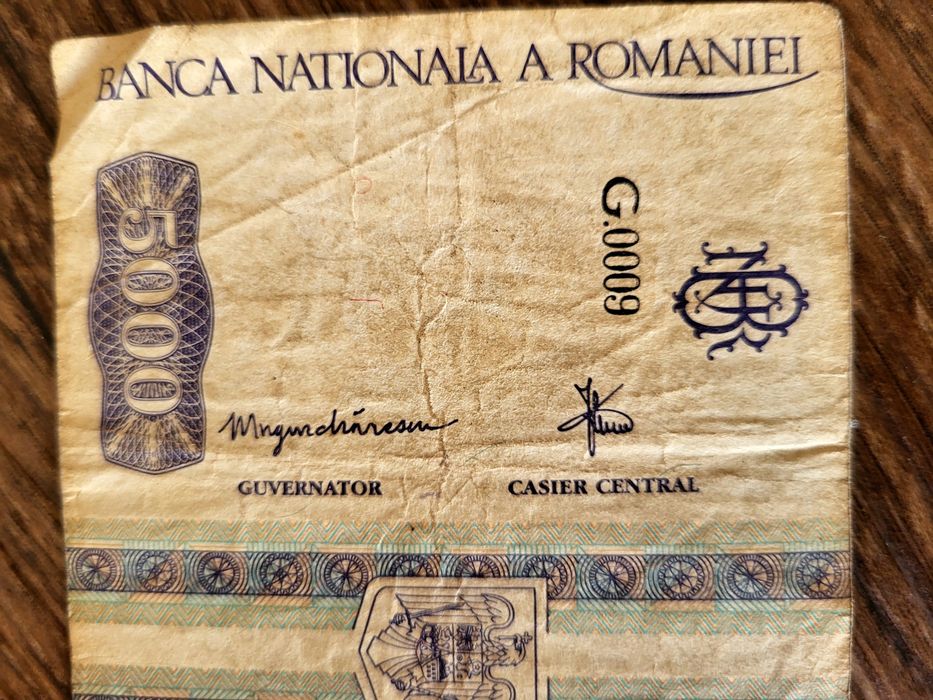 Bancnotă de colectie  Avram Iancu 5000 lei"