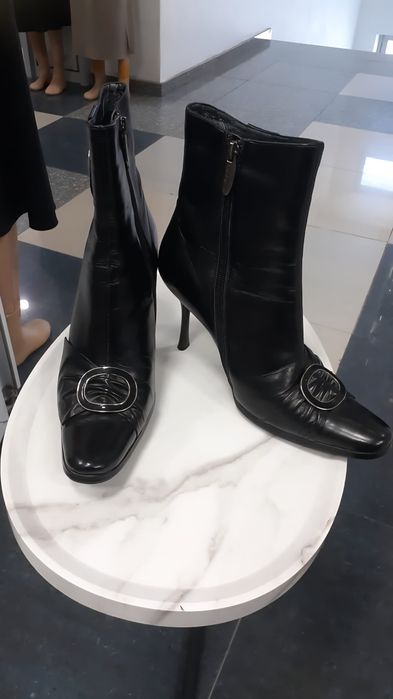 Кожаные полусапожки