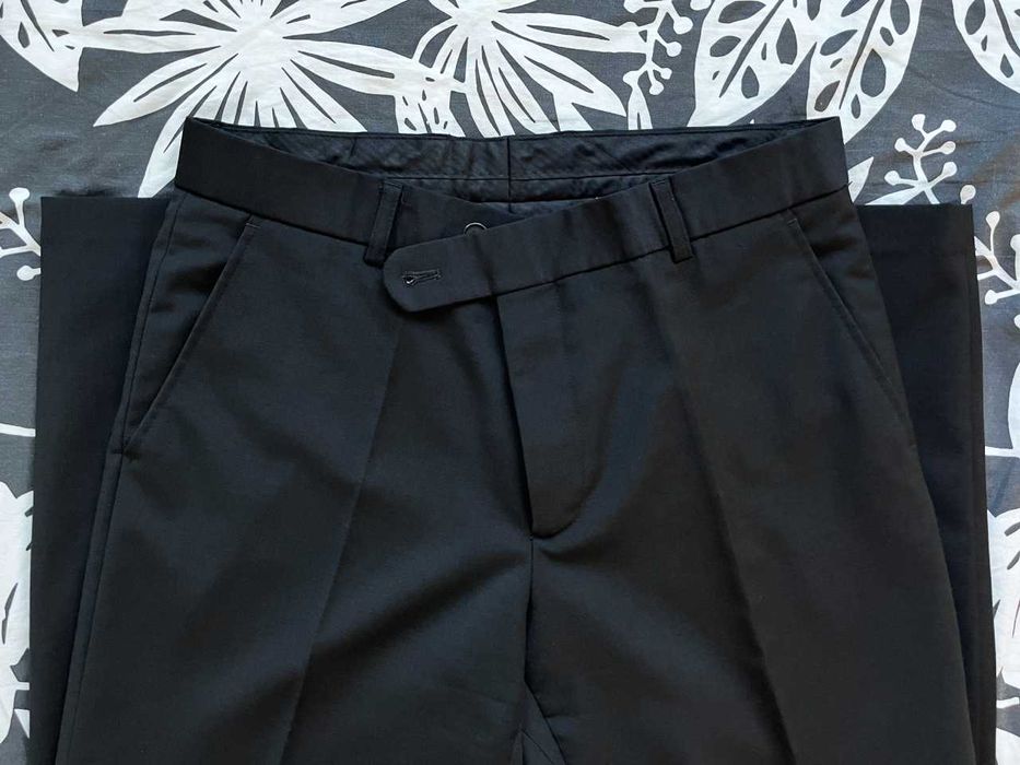 Черен костюм вискоза Andrews 48/M - обличан веднъж