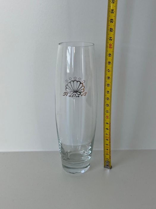 Уникална ретро чаша от резиденция „Перла“ – позлатено лого, 70-те год