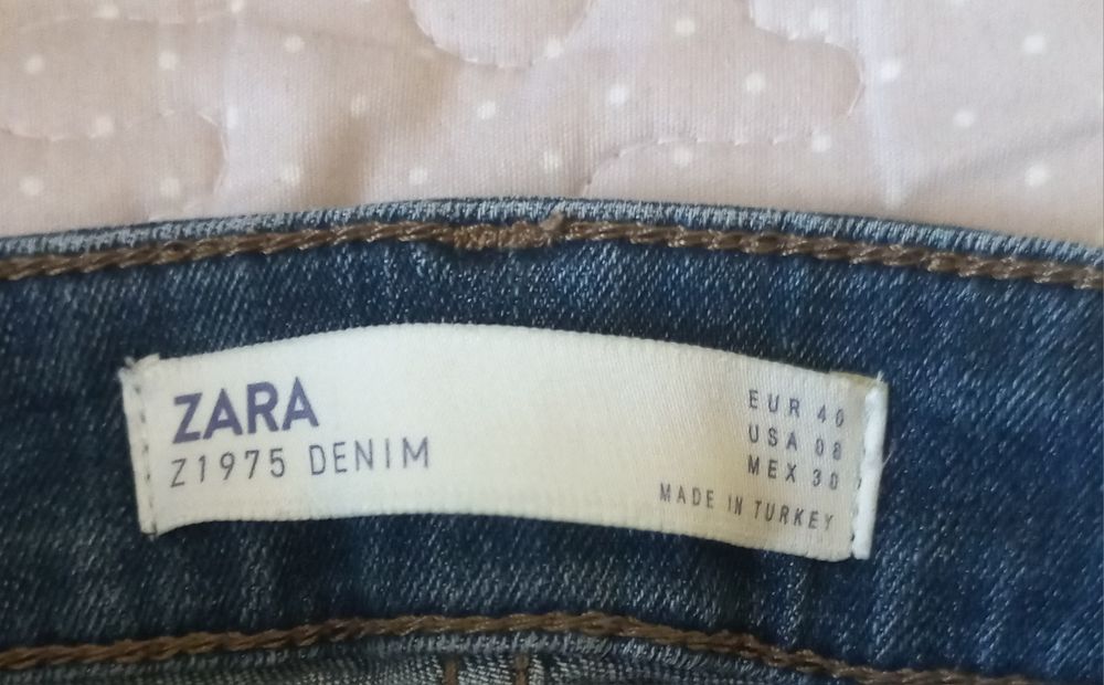 Дамски дънки Zara – размер L (40/42) – като нови