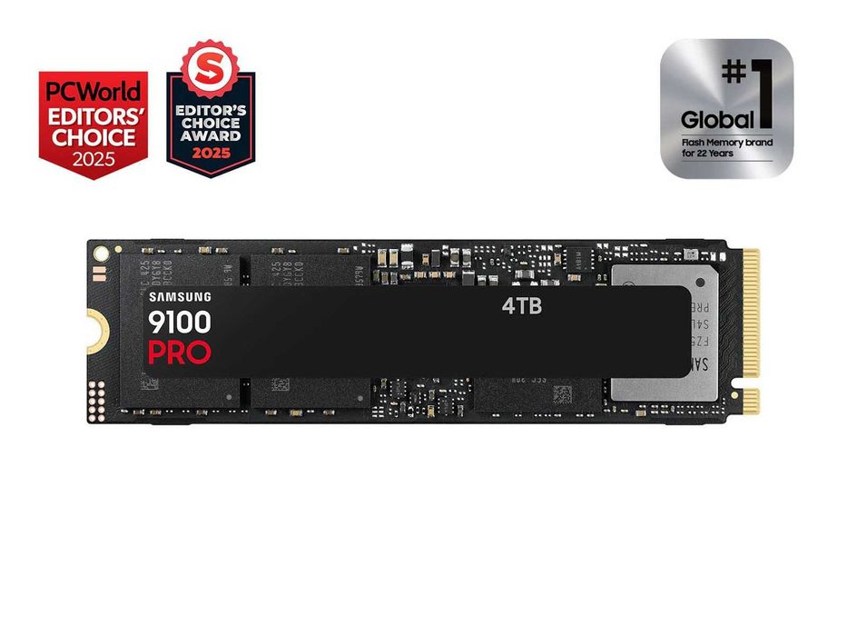 SSD Samsung 9100 Pro 4TB M.2 NVMe PCI-E Gen5