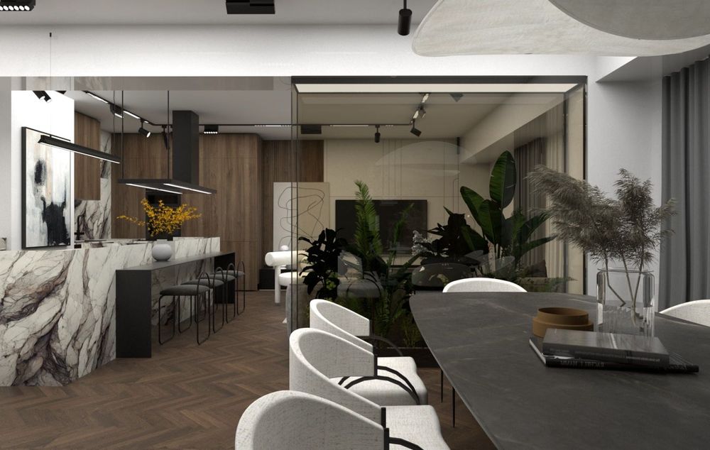 Apartament Lux Duplex 236 mp in Bucuresti zona Baneasa