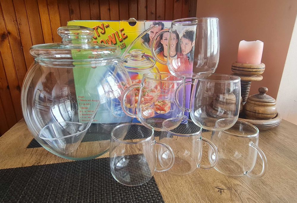 Комплект за напитки от 9 части ,,Bohemia" за пунш, чай, сокове 4.5L