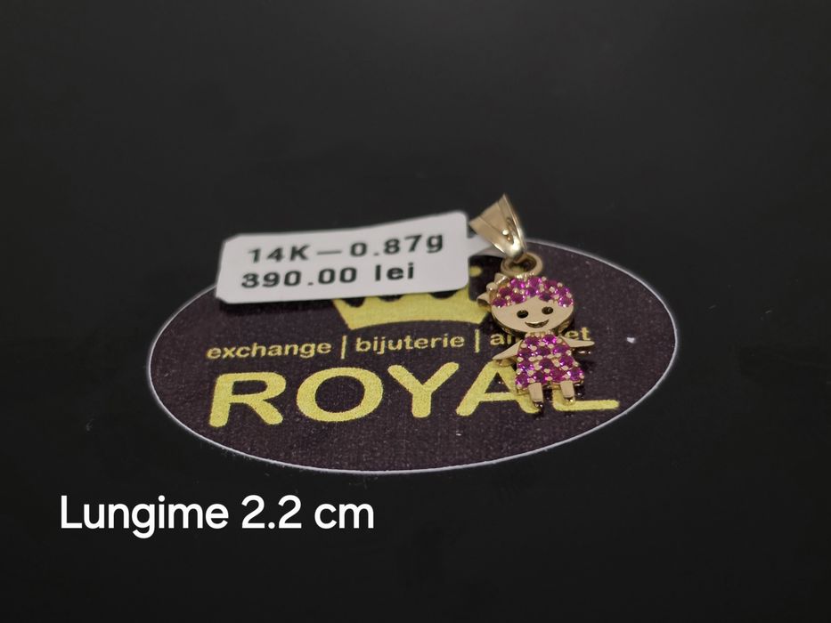 Bijuteria Royal: Pandantiv aur 14k/0.87 gr