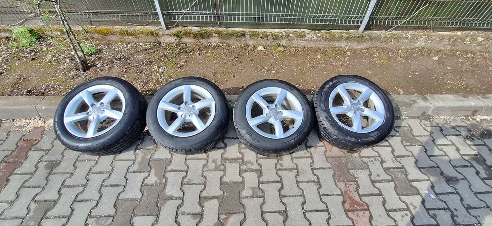 Jante originale Audi r16 cu anvelope de vara 205 60 16