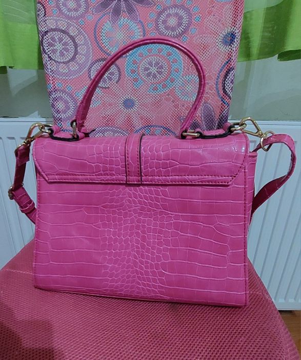 Geantă Alfredo Pauly model piele de șarpe