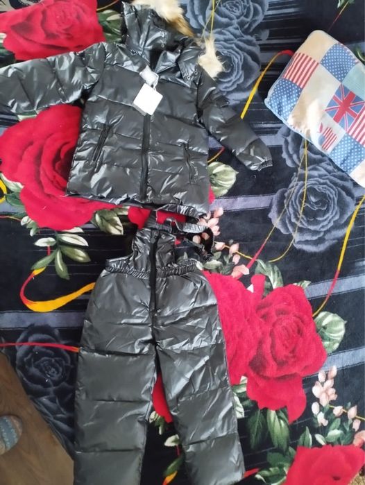 Детский зимний комбенизон для девочки, новый!