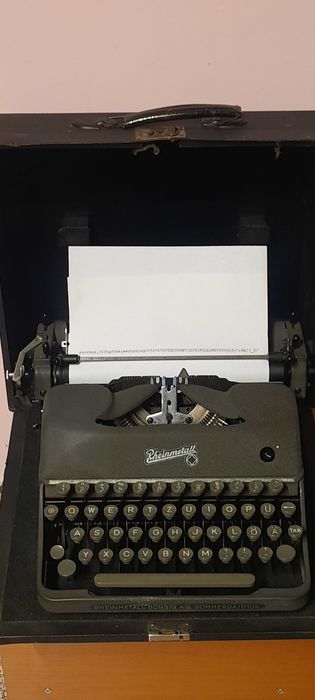 Mașină de scris Rheinmetall 1950  impecabilă