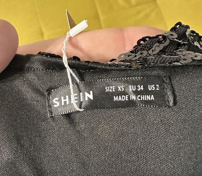 Rochie De Seara Dama Cu Paiete XS noua cu etichega