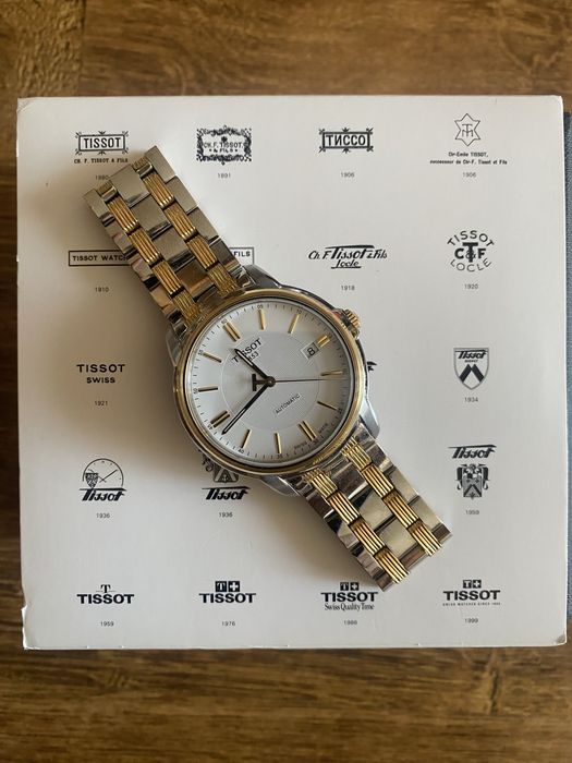 Часовник Тисот с позлата, оригинален, модел Т065.407