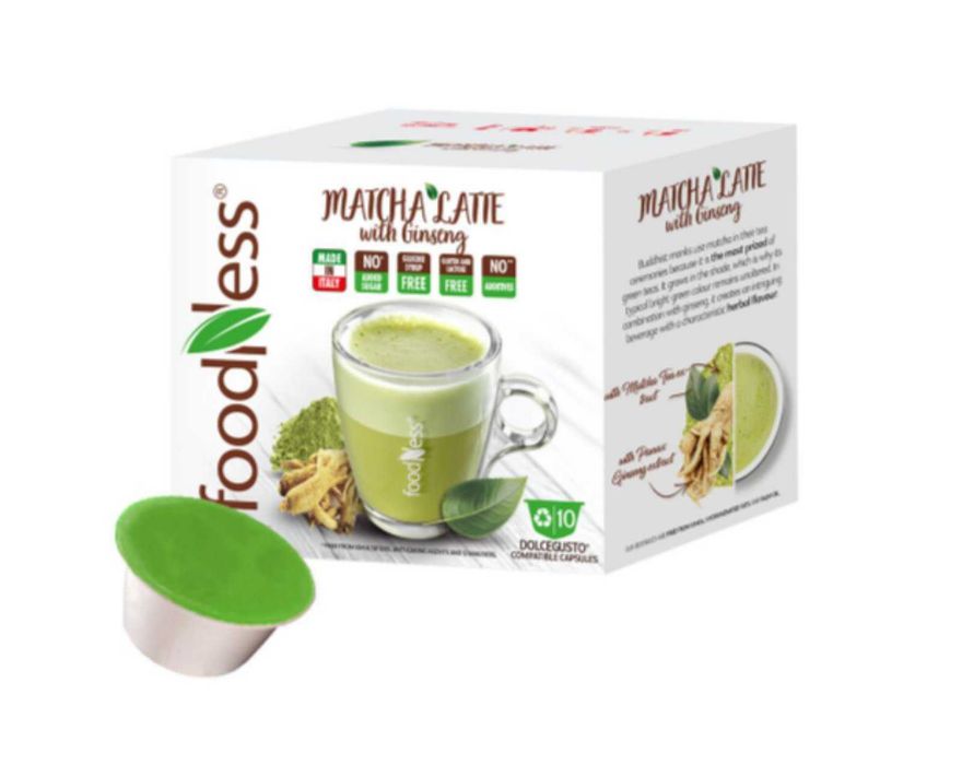 капсули матча лате  foodness за кафемашина dolce gusto