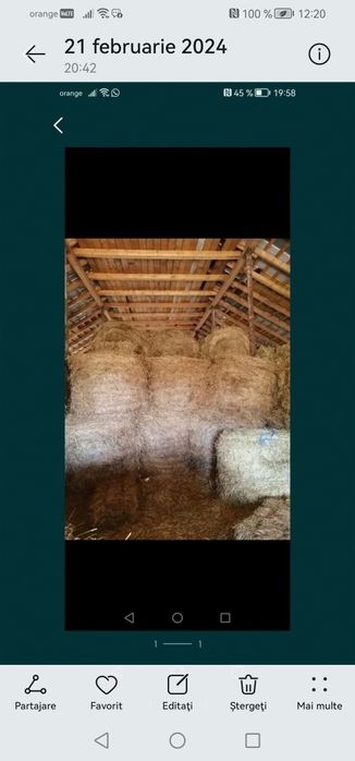 Vând baloti rotunzi