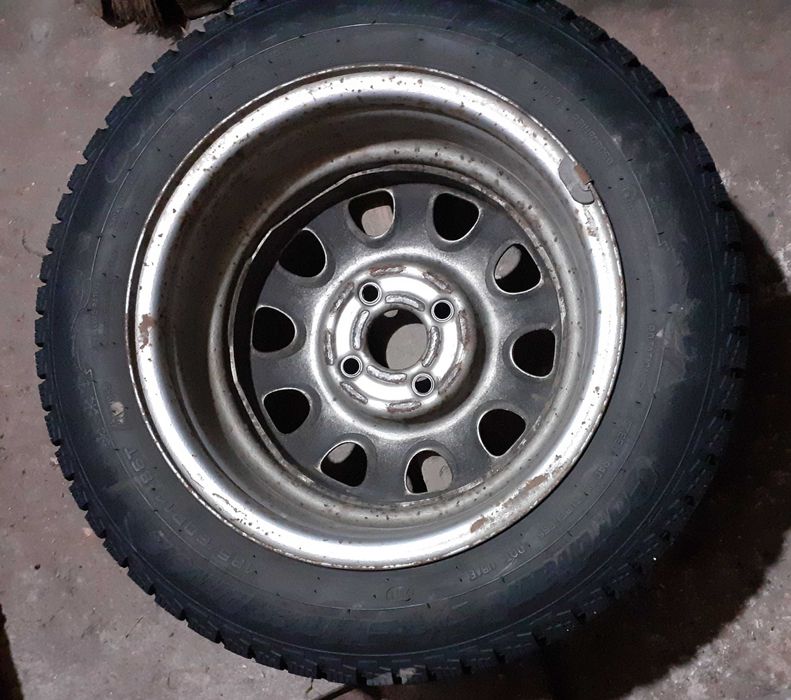 Джанти с руски зимни гуми 185/60/R14"Cordiant" DOT 2921 4*100  VWГолф