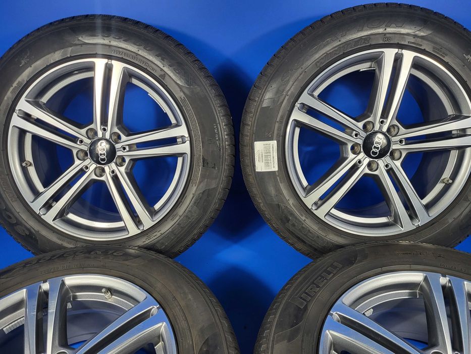 Vand jante/roti R18 pt Audi Q5 - anvelope 235 60 18 m+s foarte bune