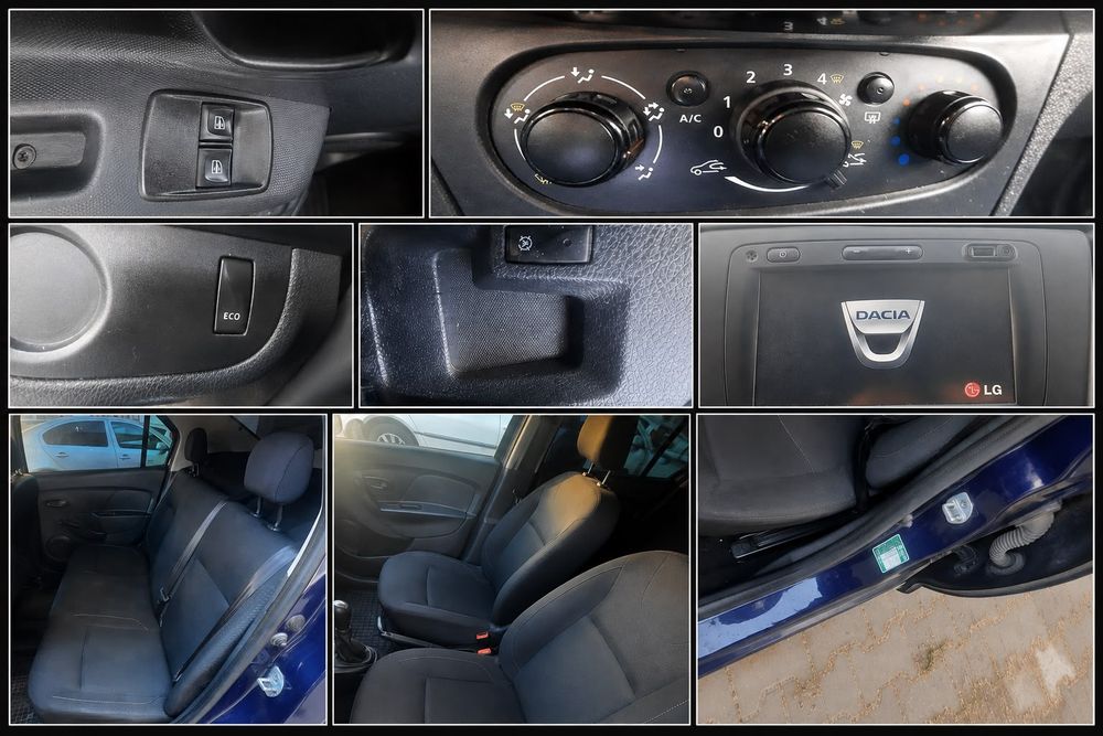 Dacia Logan 2018,euro 6, Navigatie, start stop, buton eco, proiectoare