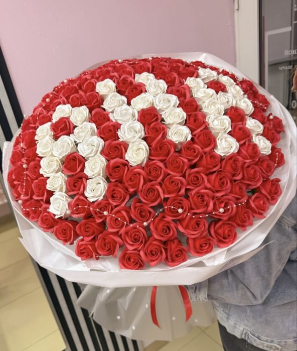 Цветы цифра Мыльные розы