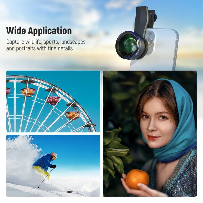 Телеобъектив NEEWER LS-41 PRO 60 мм с клипсой 17 мм