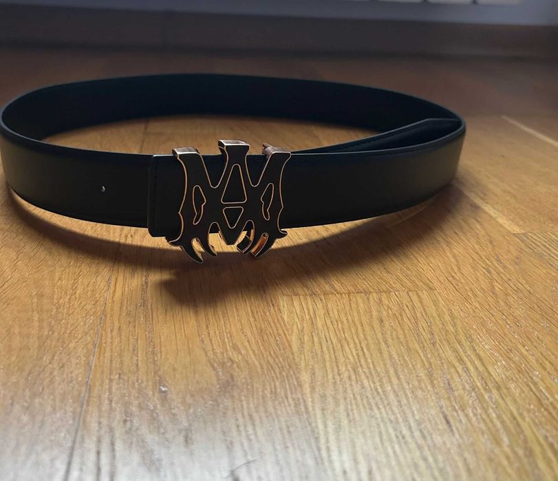 Curea AMIRI neagră – model clasic, unisex