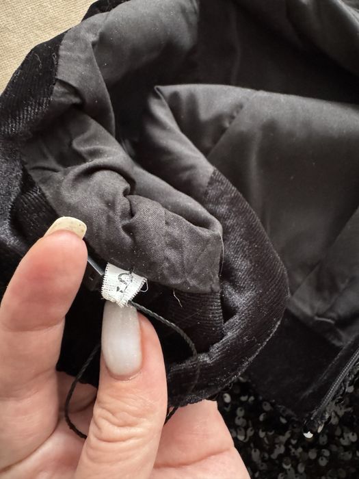 Юбка с пайетками