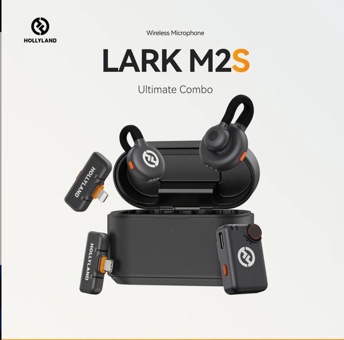 Петличка.Lark m2 s. Hollyland. Для камер/ios/android. Универсал