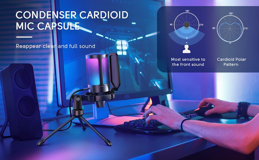 Fifine USB кондензаторен микрофон