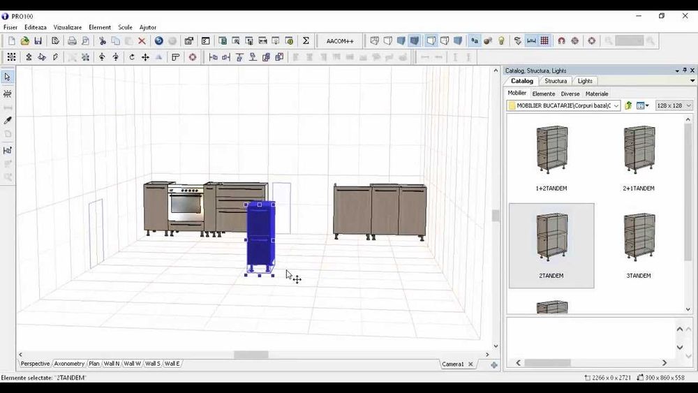 PRO 100 Proiectare 3D mobilier Program cu licență permanentă în română