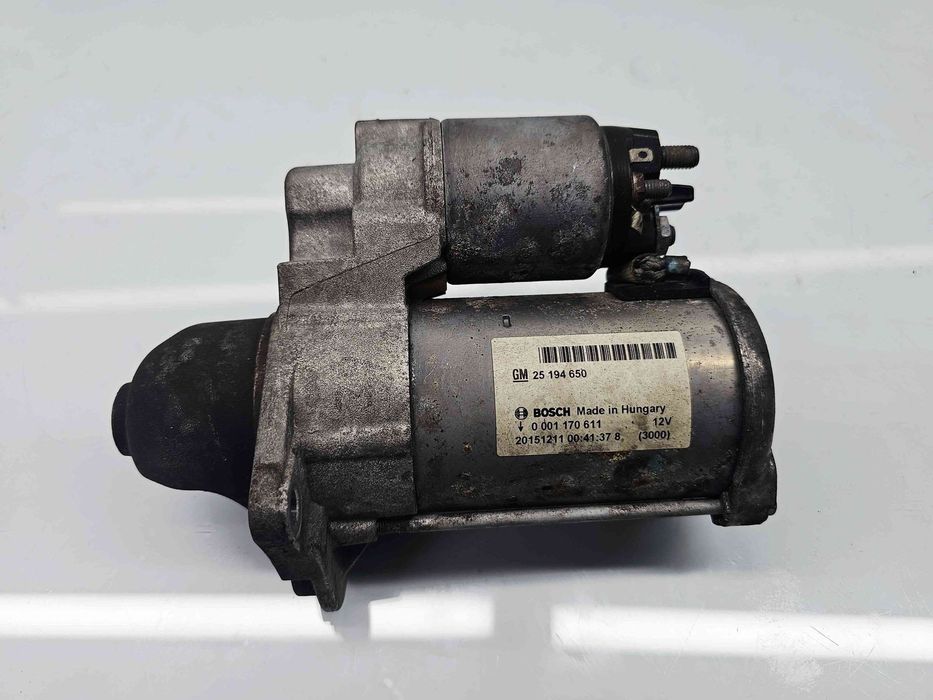Electromotor 10 dinti  Opel Astra J [Fabr 2009-2015] 25194650 1.4 B B