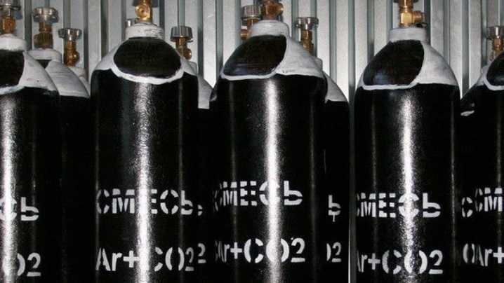 смесь (Газовые смеси для сварочных работ аргон + углекислота)