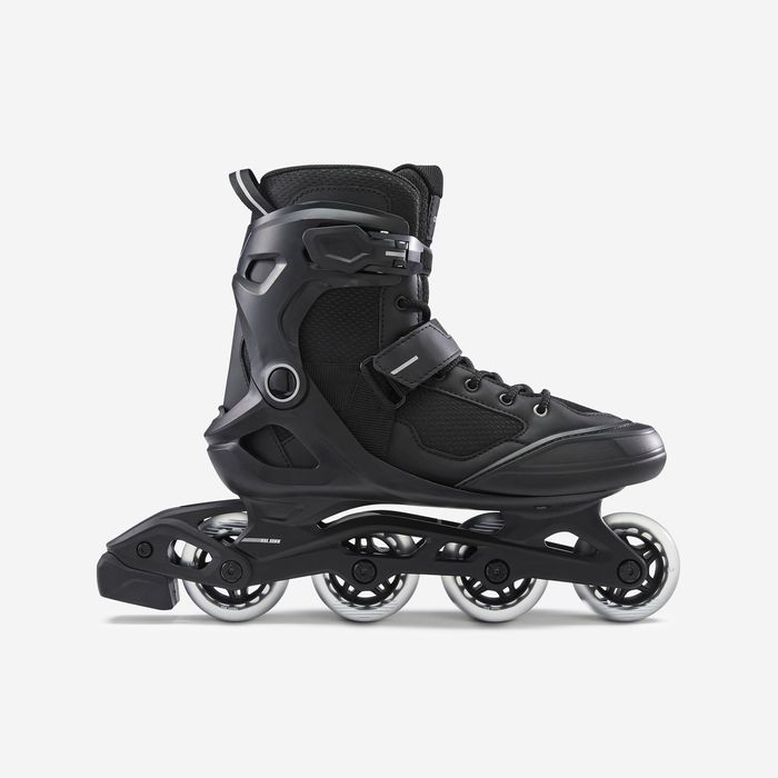 Role fitness Fit 100 Negru-Gri Adulți - produs resigilat Decathlon