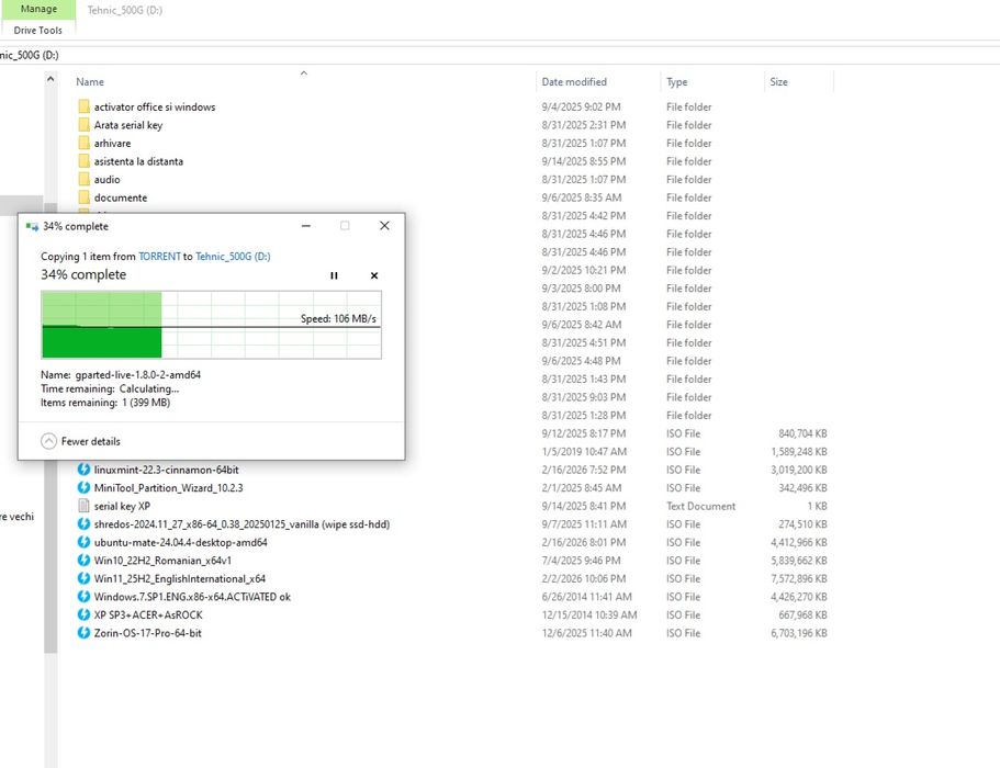 Hard diskuri portabile si boot-abile (500GB) cu sisteme de operare