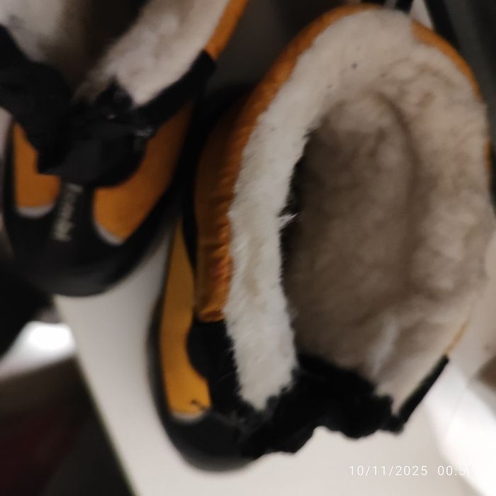 Ботинки зимние утеплённые детские