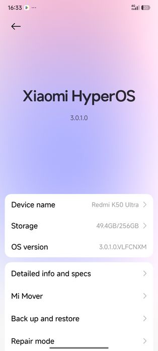 Redmi K50 ultra 12+12/256gb
