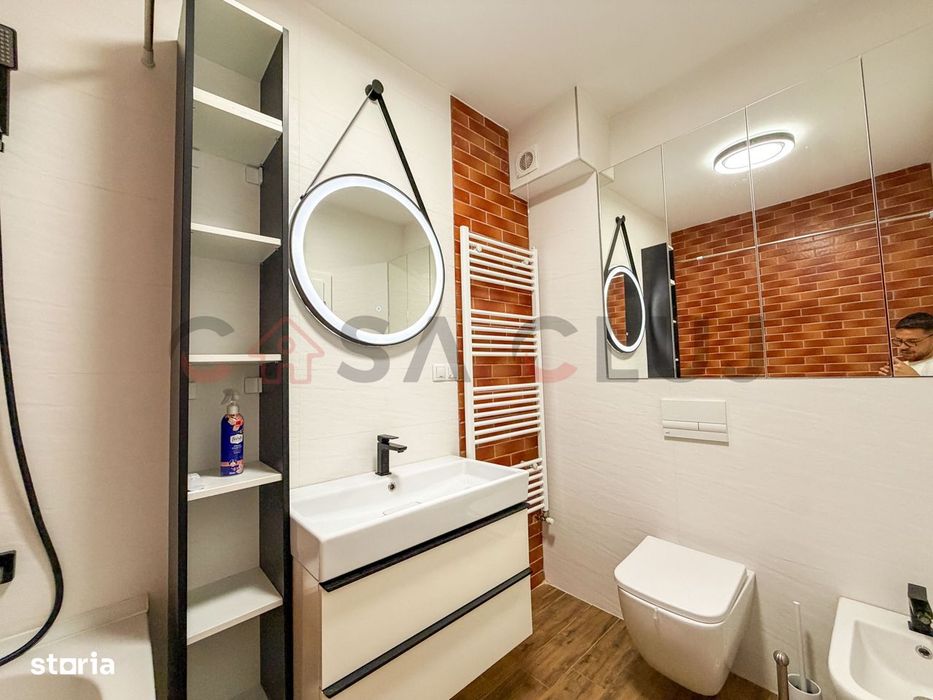 Apartament modern cu 3 camere, 68 mp + terasă 15 mp – Borhanci