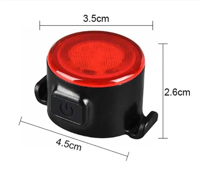 Комплект LED Фар и Стоп за велосипед с USB зареждане.