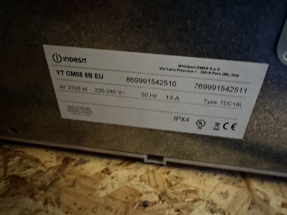 Uscător rufe Indesit 8kg, stare foarte bună