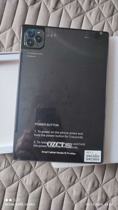 Планшет OZCT 15 Pro Max  16/512Gb — на базе Android
