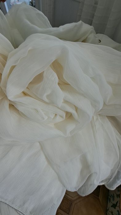 8  Draperii " Perdele  voal cu model ( pret lot  (