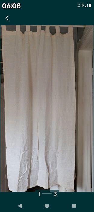 Draperie,perdea crem