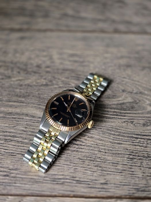 Ceas Rolex Datejust 36,Aur
18K+Otel,referință 1601,