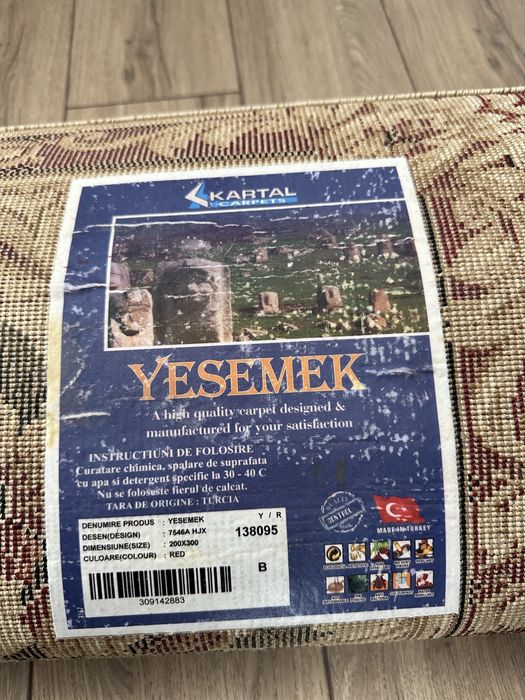 Covor yesemek 200x300 stare buna